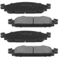 Ford Explorer Flex Taurus MKT Front Drilled Disc Brake Rotors Brake Pads