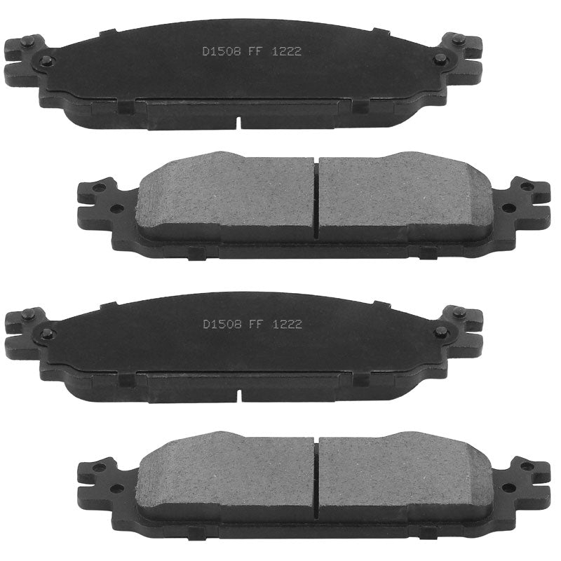 Ford Explorer Flex Taurus MKT Front Drilled Disc Brake Rotors Brake Pads