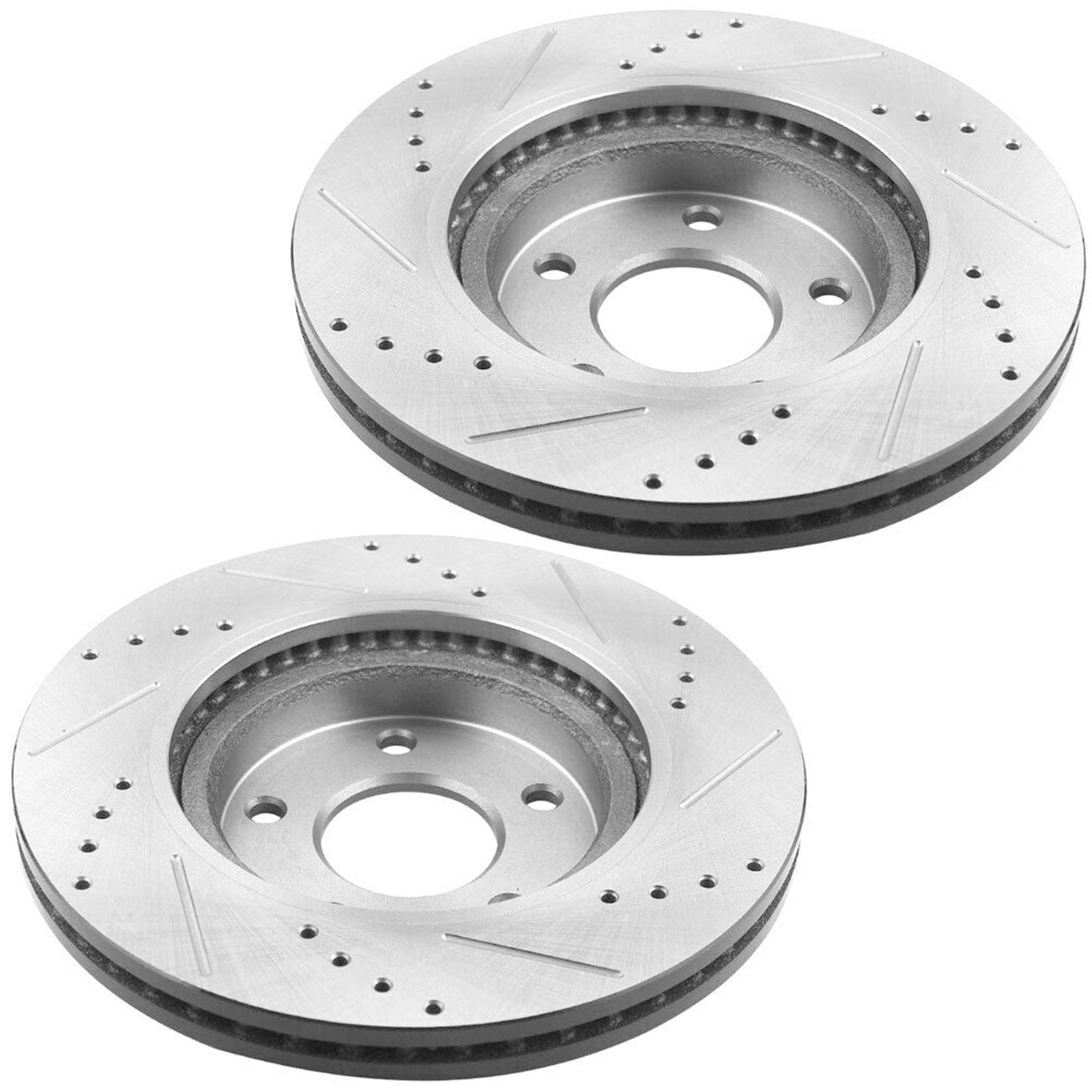 Honda Accord Acura TSX 260mm REAR Drilled Brake Rotors