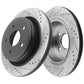 Dodge Ram 1500 Rear Drilled Brake Disc Drilled Rotors