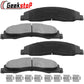Ford E-150 E-250 E-350 E-450 Front Ceramic Brake Pads