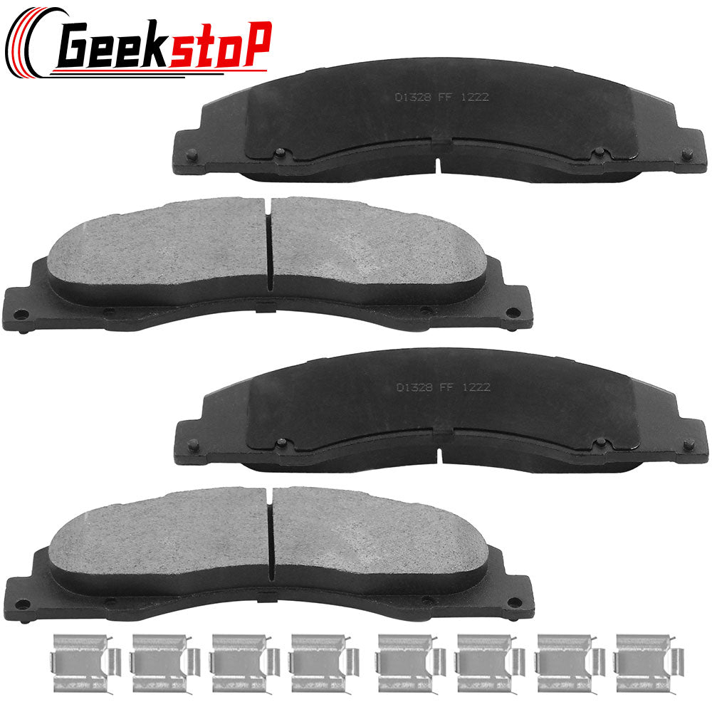 Ford E-150 E-250 E-350 E-450 Front Ceramic Brake Pads