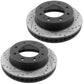 Chevy GMC Sierra Silverado 2500 3500 Front Drilled Disc Brake Rotors