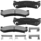 Geekstop Ceramic Front Brake Pads Kit 2002-2006 Cadillac Escalade, 1999-2008 Chevy Silverado 1500/ Suburban 1500/ Tahoe, 1999-06 GMC Sierra 1500 - 4pcs