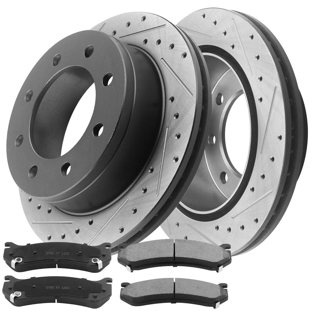 Chevrolet Silverado 2500 Brake Rotor Kits 1999–2010 – Rear BRR12066044BK - D785