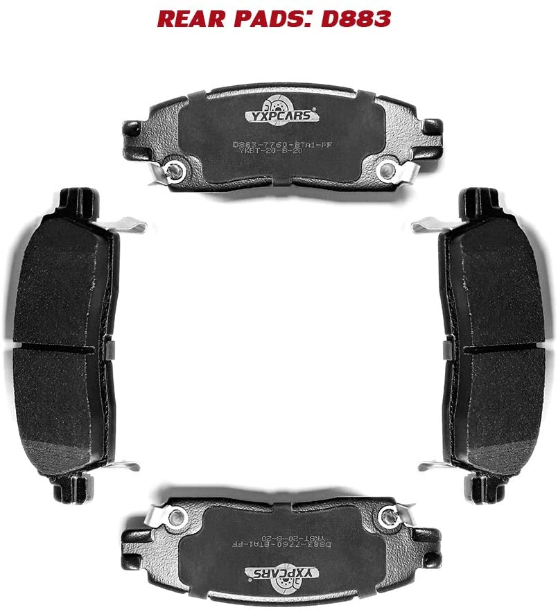 CHEVROLET SSR Brake Pads 2004 - 2006 BPD883