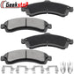 Chevrolet TRAILBLAZER Brake Pads 2004 - 2005 BPD882
