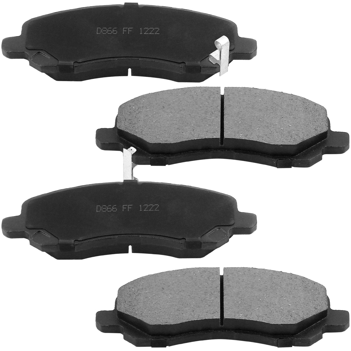 Chrysler 200 Brake Rotor Kits 2011–2014 – Front and Rear BRF12046068BK - D866