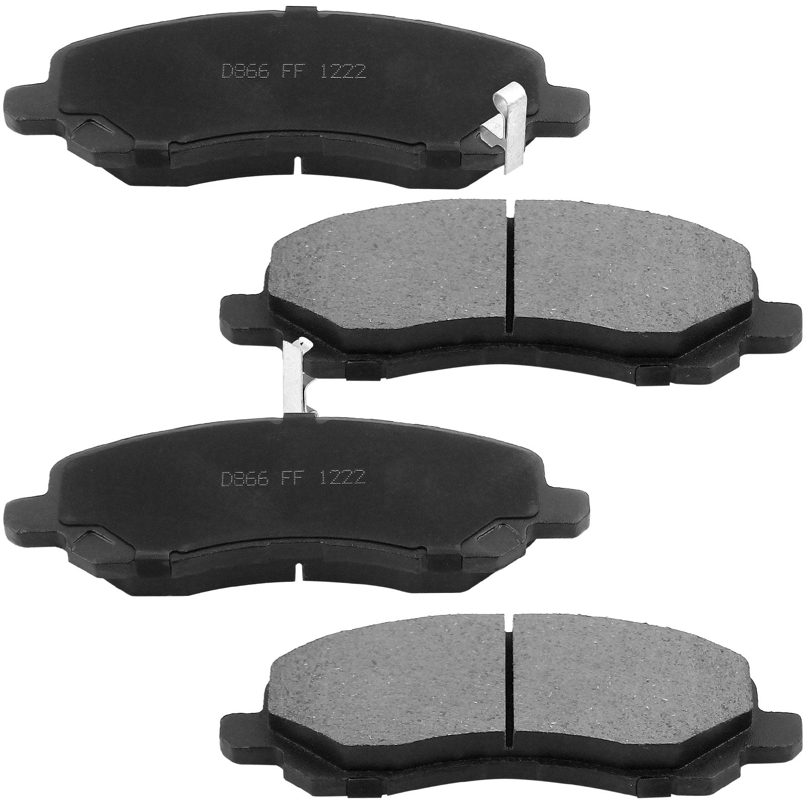 Chrysler 200 Brake Rotor Kits 2011–2014 – Front and Rear BRF12046068BK - D866