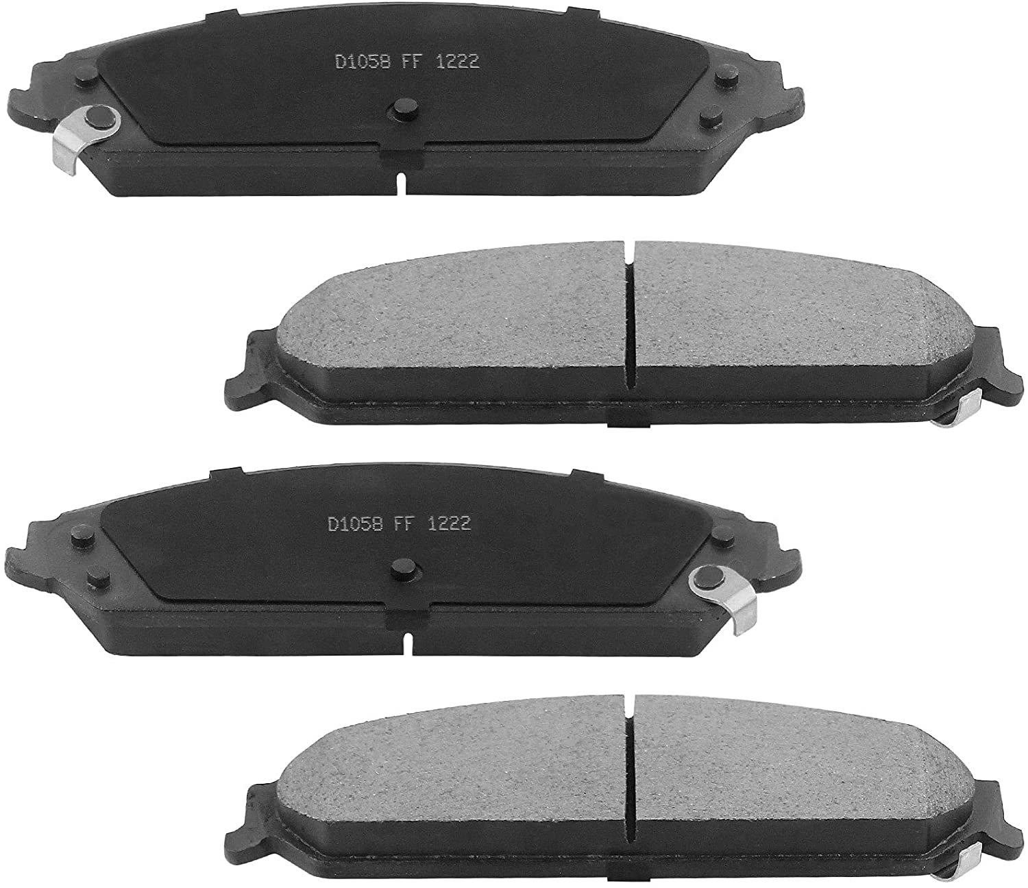 Chrysler 300 Brake Rotor Kits 2005–2020 – Front and Rear BRF12063061BK - D1058