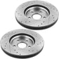 Chrysler 300 Brake Rotor Kits 2005–2020 – Rear BRR12063062BK - D1057
