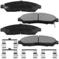 Geekstop Ceramic Front Brake Pads Kit 2007-2013 Acura MDX, 2010-2013 Acura ZDX, 2009-2015 Honda Polit, 2014-2020 Acura RLX - 4pcs- All Clips &  Included