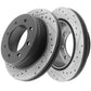 Rear Brake Rotors Ceramic Pads Chevrolet Avalanche 2500 Express 2500 3500