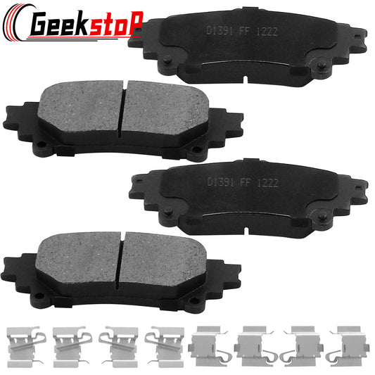 Lexus RX350 RX450h Toyota Highlander Sienna Prius V Rear Ceramic Brake Pads
