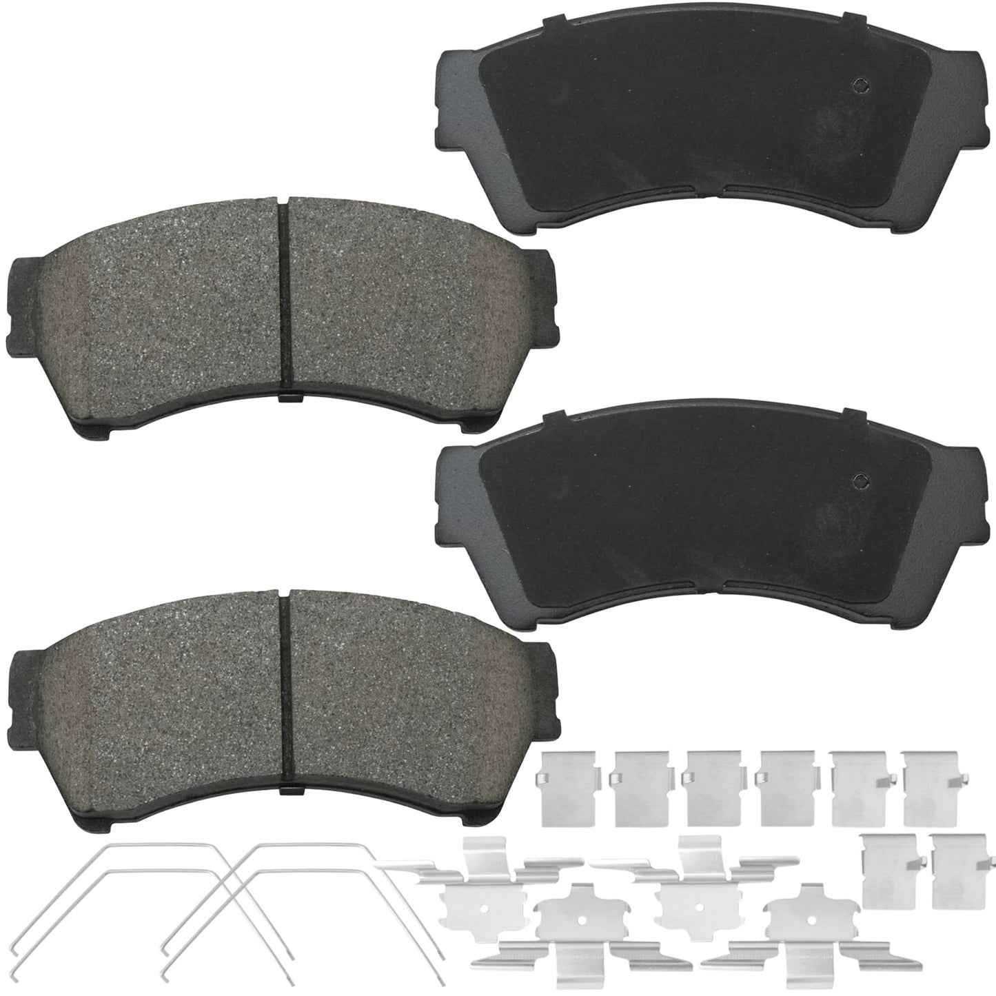 Ford Fusion MKZ Milan Mazda 6 Zephyr Front Ceramic Brake Pads Hardware
