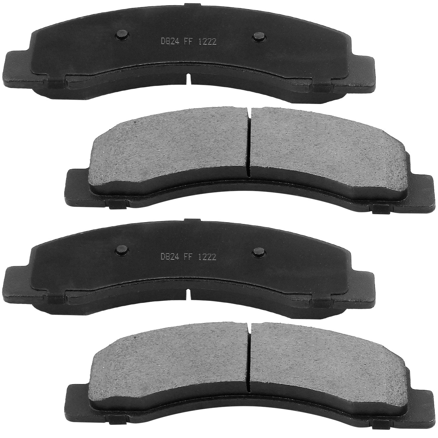 Ford Excursion F-250 F-350 Front Ceramic Brake Pads Clips
