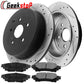 Toyota Highlander Sienna Lexus Rear Brake solid Rotors pads
