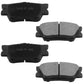 GEEKSTOP Drilled & Slotted Rear Brake Rotors + Ceramic Brake Pads Kit fits for 2010 - 2012 Lexus Hs250H, 2006 - 2018 Toyota Rav4 - 281.1mm Soild Rear Brake Discs - Aimco 31443, D1212