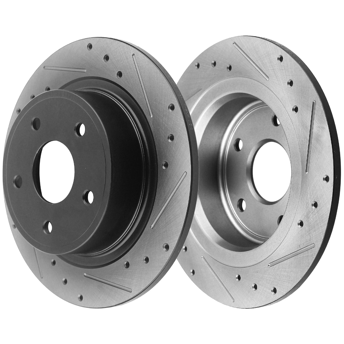 Chevy HHR Pontiac G5 G6 Saturn Ion Aura Rear Brake Rotors Ceramic Pads
