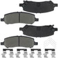 Dodge Dart Rear Brake Pads 2013 - 2016 BPD1647 BPD1647