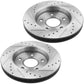 Dodge Grand Caravan Brake Rotor Kits 2008–2016 – Front and Rear BRF12067069BK - D1273