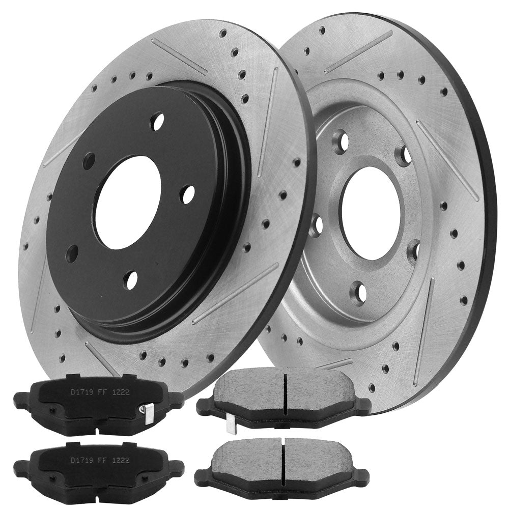 Dodge Grand Caravan Brake Rotor Kits 2009–2016 – Rear BRR12067071BK - D1719
