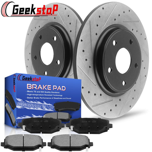 Dodge Grand Caravan Brake Rotor Kits 2012–2019 – Rear BRR12067075BK - D1596