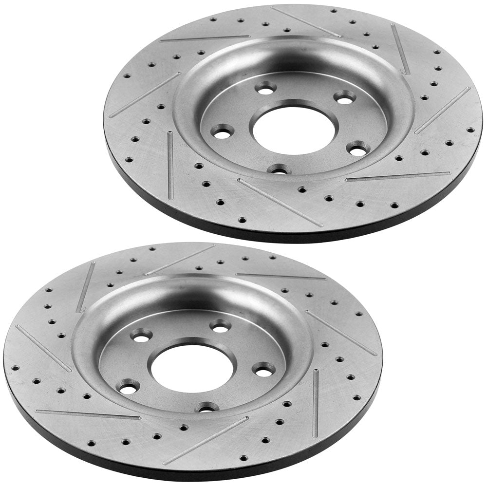 Dodge Grand Caravan Brake Rotor Kits 2012–2019 – Rear BRR12067075BK - D1596