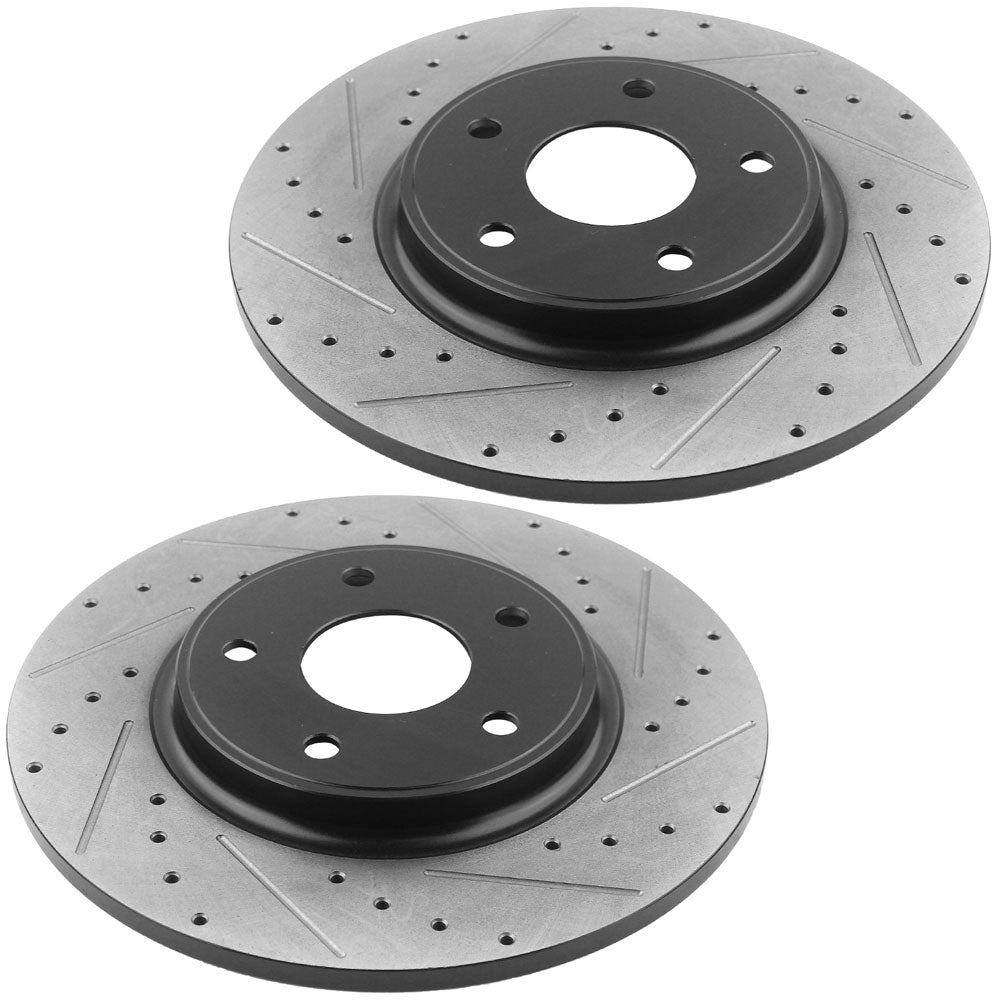 Dodge Grand Caravan Brake Rotor Kits 2012–2019 – Rear BRR12067075BK - D1596