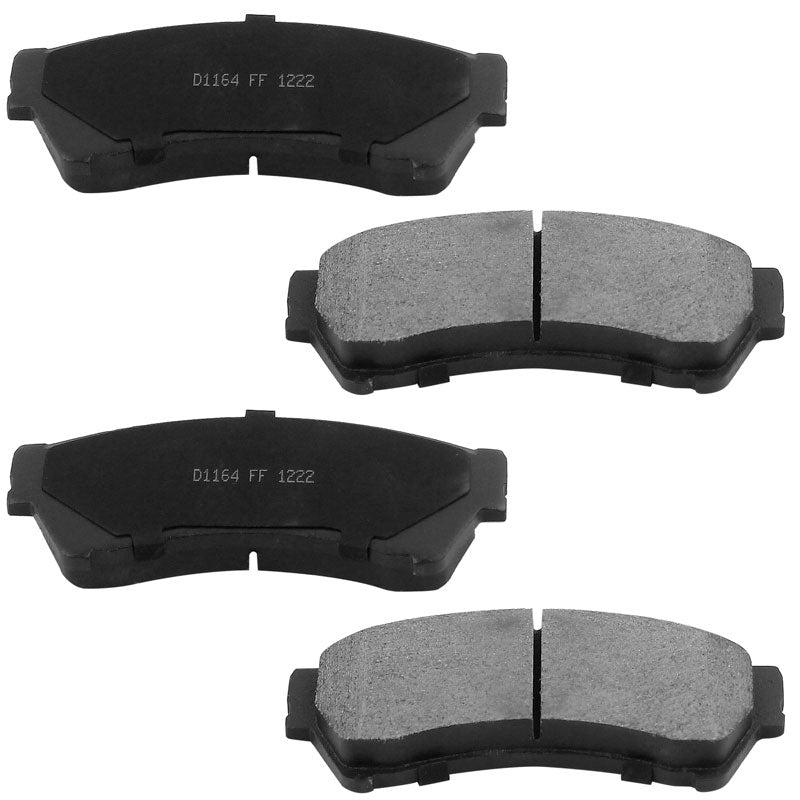 Ford Fusion/Lincoln MKZ/Mazda 6 2006-2012 Front Coated Rotors plus Brake Pads