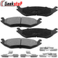 Chrysler Aspen Dodge Durango Ram 1500 Rear Ceramic Brake Pads Hardware