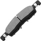 Geekstop Ceramic Front Brake Pads Kit 2003-2006 Ford Expedition, 2003-2006 Lincoln Navigator- 4pcs Front Left and Right- All Clips &  Included