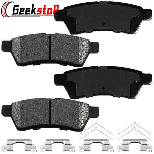 Frontier Xterra Rear Ceramic Brake Pads Hardware