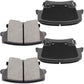 Dodge Charger Challenger Magnum 300 V6 RWD Rear Ceramic Brake Pads Hardware