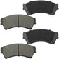 Ford Fusion MKZ Milan Mazda 6 Zephyr Front Ceramic Brake Pads Hardware