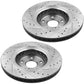Toyota Highlander Sienna Front Drilled Rotors Brake Pads