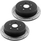 Toyota Highlander Sienna Lexus Rear Brake solid Rotors pads