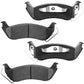Geekstop Ceramic Rear Brake Pads Kit 2010-2011 Ford Ranger, 2003-2011 Lincoln Town Car, 2003-2011 Mercury Grand Marquis, 2003-2004 Mercury Marauder - 4pcs