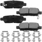 Nissan Juke Sentra Altima Murano Rogue FX35 FX45 Rear Ceramic Brake Pads