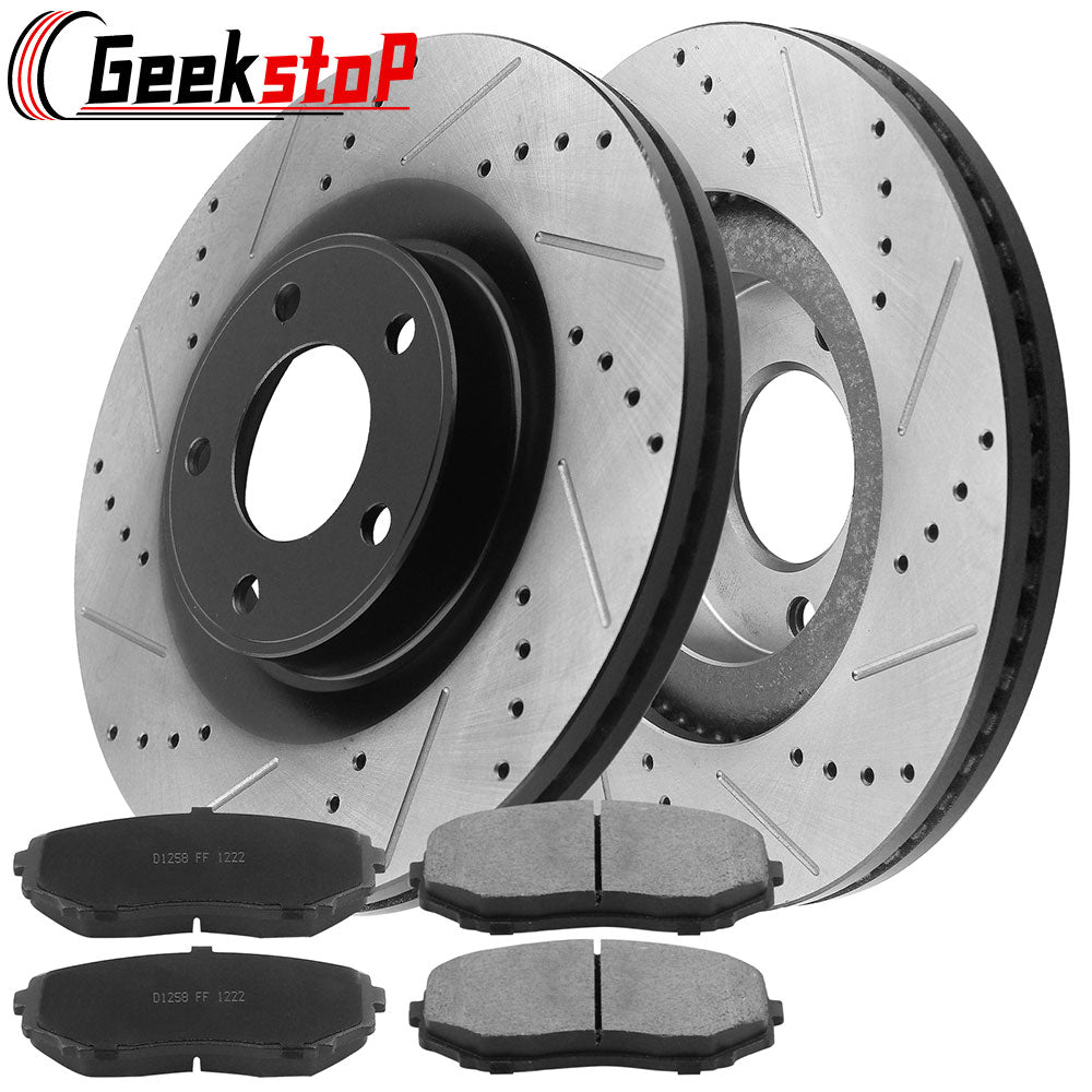 Ford Edge front Brake Rotor Kits 2007–2015 – Front BRF12061090BK - D1258