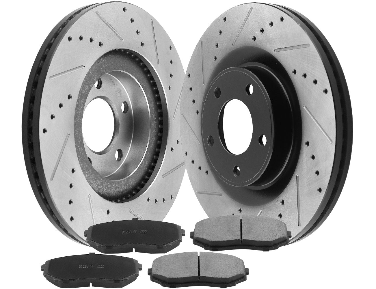 Ford Edge front Brake Rotor Kits 2007–2015 – Front BRF12061090BK - D1258