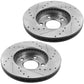 Ford Mustang Brake Rotor Kits 1994–2004 – Front BRF12061041BK - D804