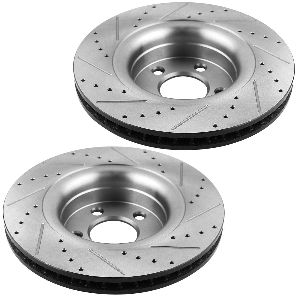 Ford Mustang Brake Rotor Kits 2015–2020 – Front BRF12061112BK - D1791