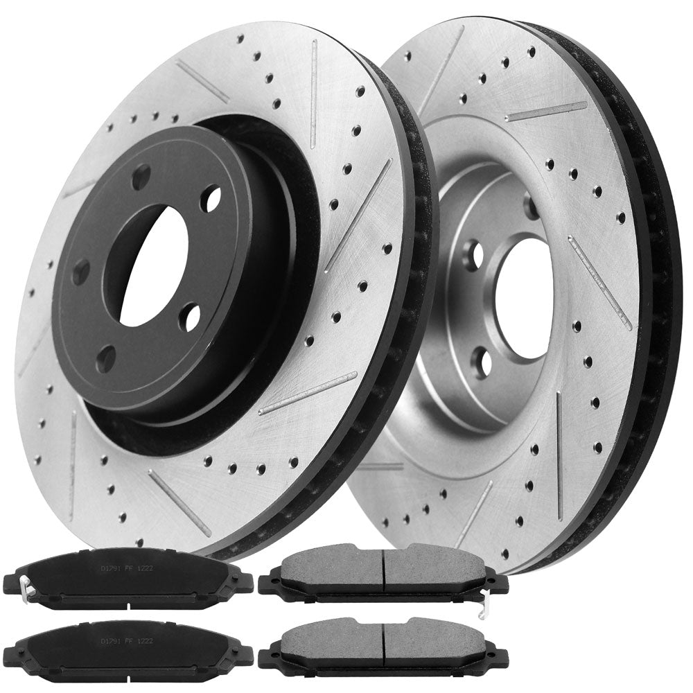Ford Mustang Brake Rotor Kits 2015–2020 – Front BRF12061112BK - D1791
