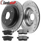 HONDA Accord Brake Rotor Kits 2008–2017 – Rear BRR12040068BK - D1451