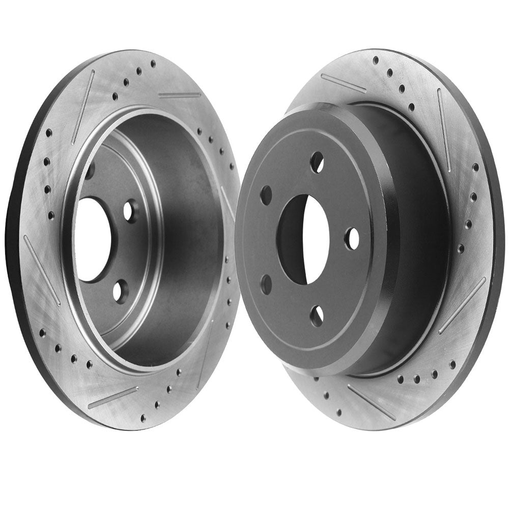 Jeep Cherokee Brake Rotor Kits 2005–2010 – Rear BRR12058002BK - D1041