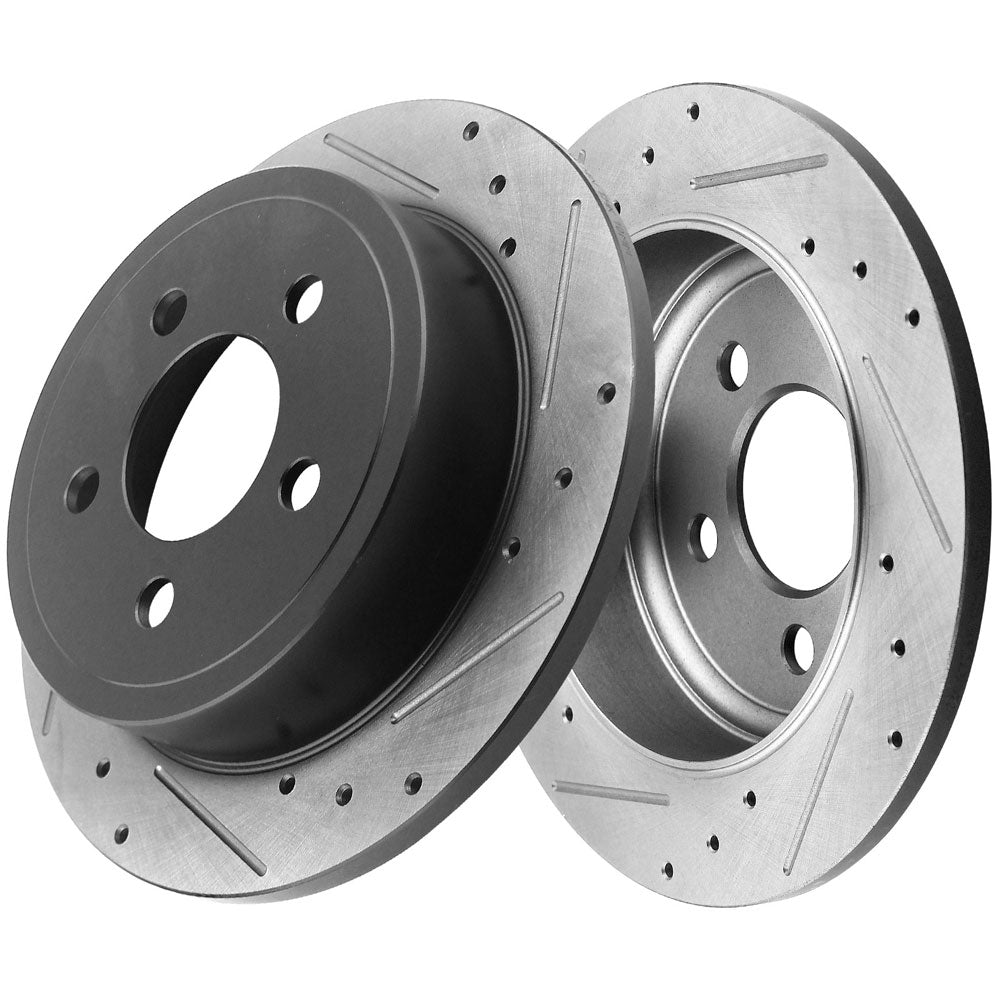 Jeep Liberty Brake Rotor Kits 2003–2007 – Rear BRR12067063BK