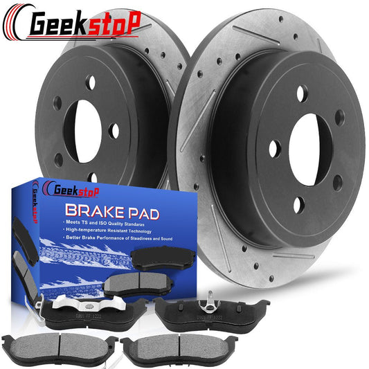 Jeep Liberty Brake Rotor Kits 2003–2007 – Rear BRR12067063BK - D981