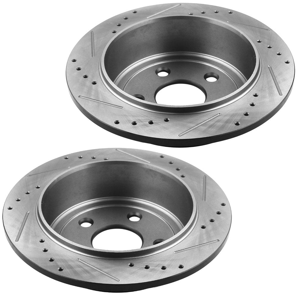 Jeep Wrangler Brake Rotor Kits 2007–2018 – Rear BRR12067067BK