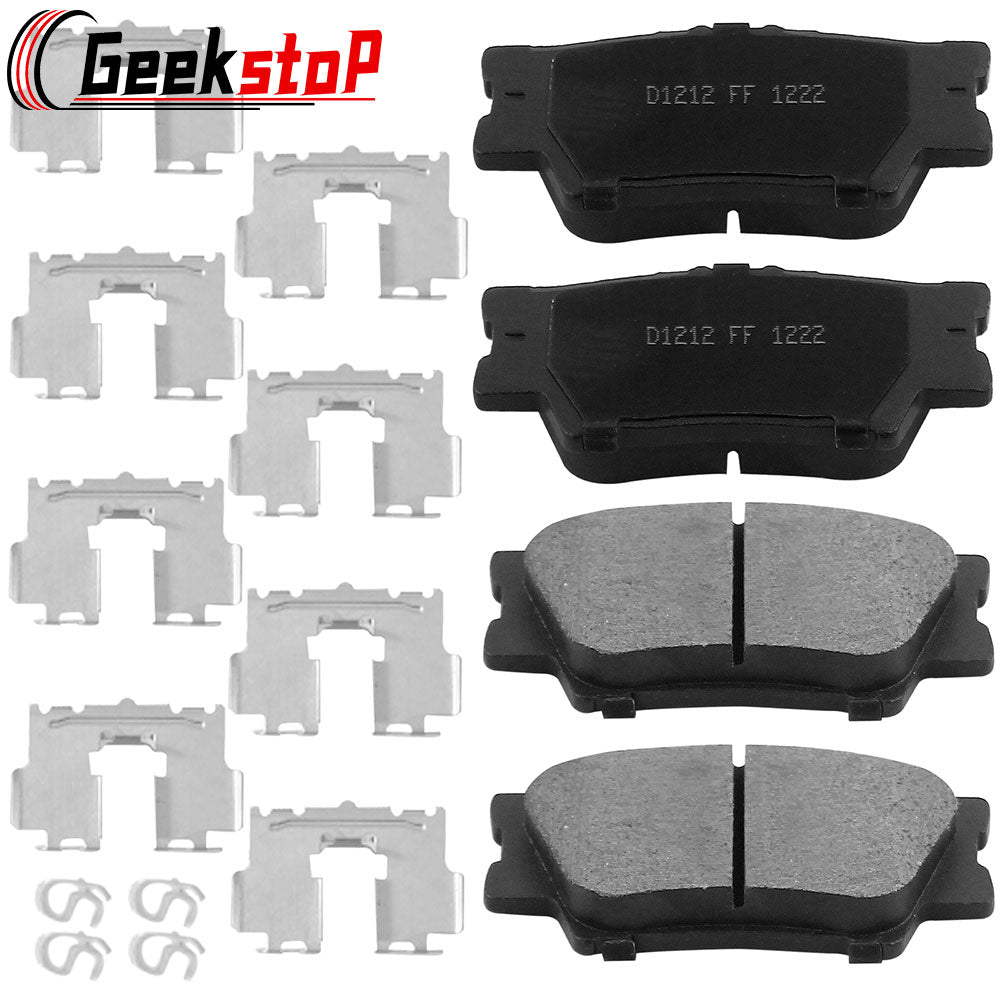 Toyota Camry Rear Brake Pads 2013 - 2017 BPD1212